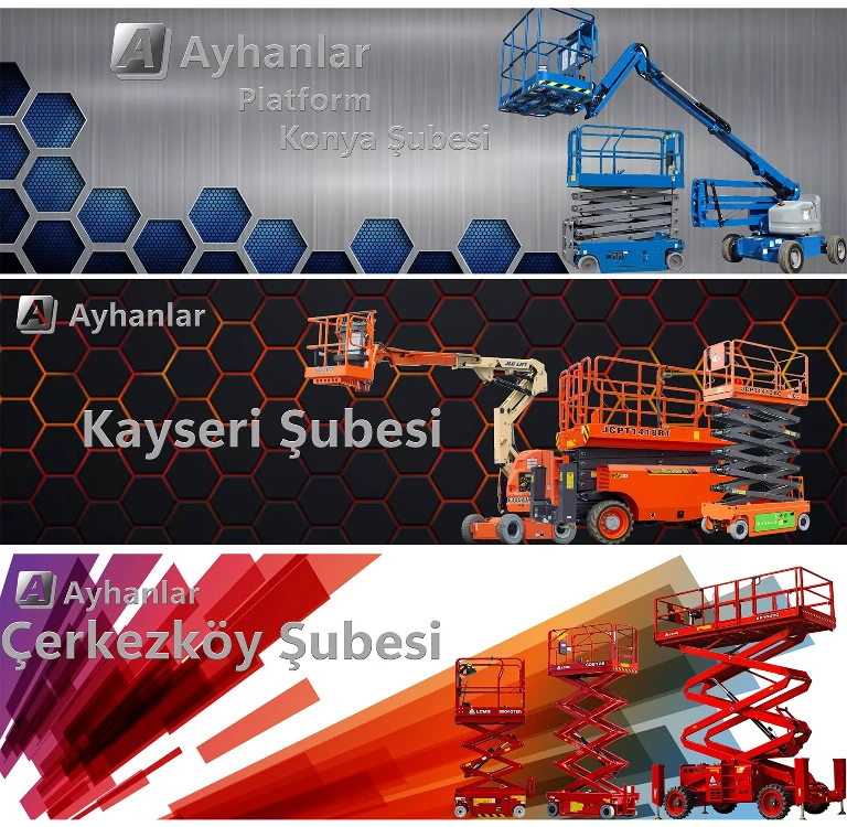 Ayhanlar Platform Konya, Kayseri ve Tekirdağ Çerkezköy Şubeleri.